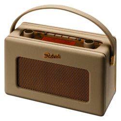 Roberts RD60 Revival Retro Style Portable DAB/FM RDS Digital Radio in Pastel Cream finish